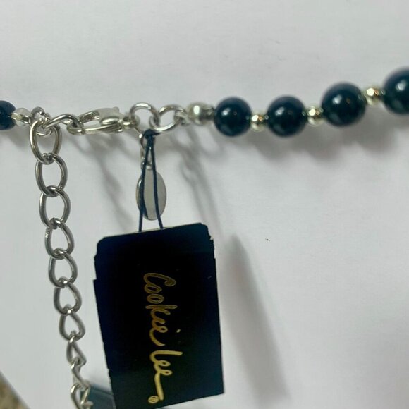 Cookie Lee Acrylic Crystal Bead Necklace NWT - Picture 5 of 7